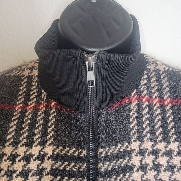 Express x Negin Mersalehi plaid cropped bomber jacket XS - Picture 3 of 7